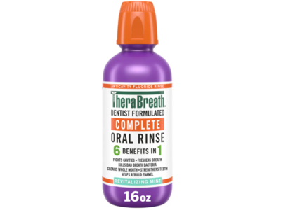 Thera Breath Oral Rinse, Revitalizing Mint, 16 oz
