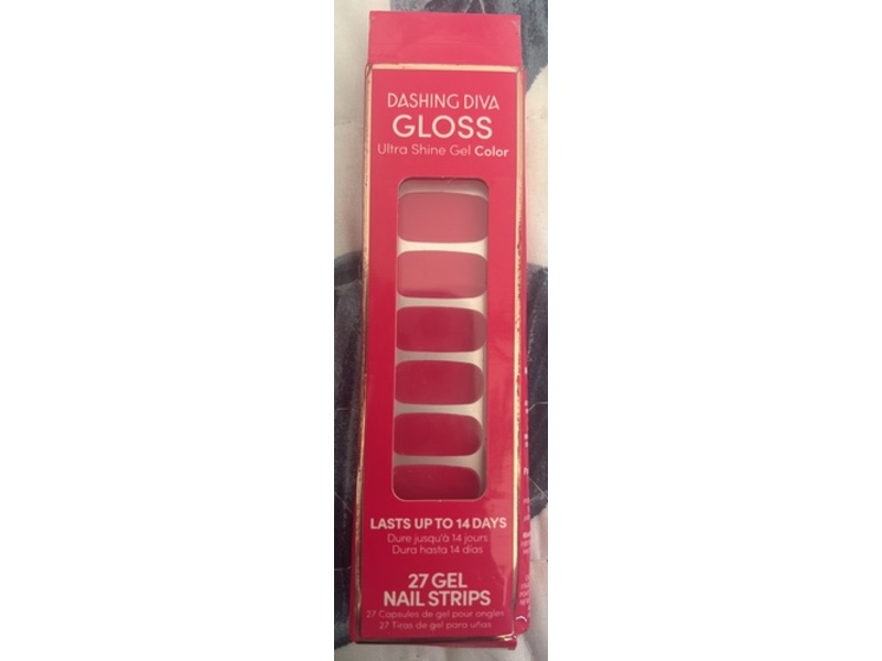 Dashing Diva Gloss Ultra Shine Gel Color, All Out Diva, 27 Gel Nail Strips