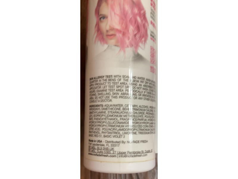 No Fade fresh Color Depositing Conditioner, Light Pink, 6.4 fl oz/189 mL