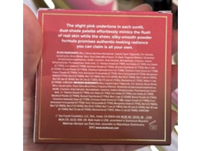 Too Faced Sun Bunny Blushing Bronzer, Sun Bunny, 0.28 oz/8 g