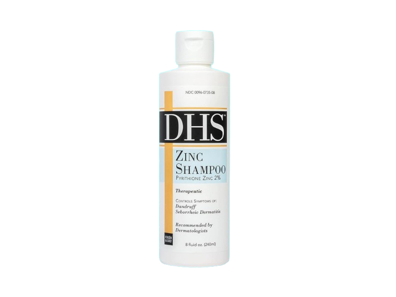 DHS Zinc Dandruff Shampoo, Pyrithione Zinc 2%, 8 fl oz/240 mL
