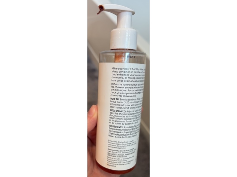 dpHUE Gloss+ Semi-Permanent Hair Color, Strawberry, 6.5 fl oz/192 mL