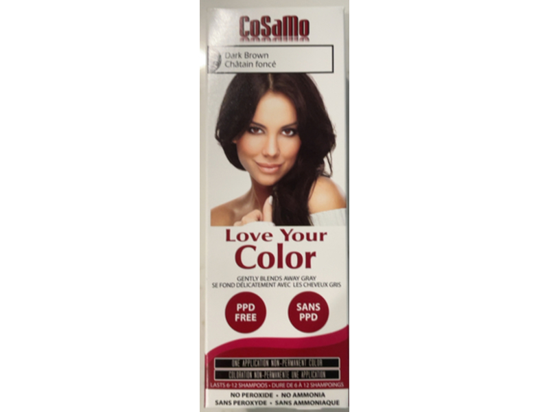 Cosamo Love Your Color Hair Color, 779 Dark Brown, Pack of 3