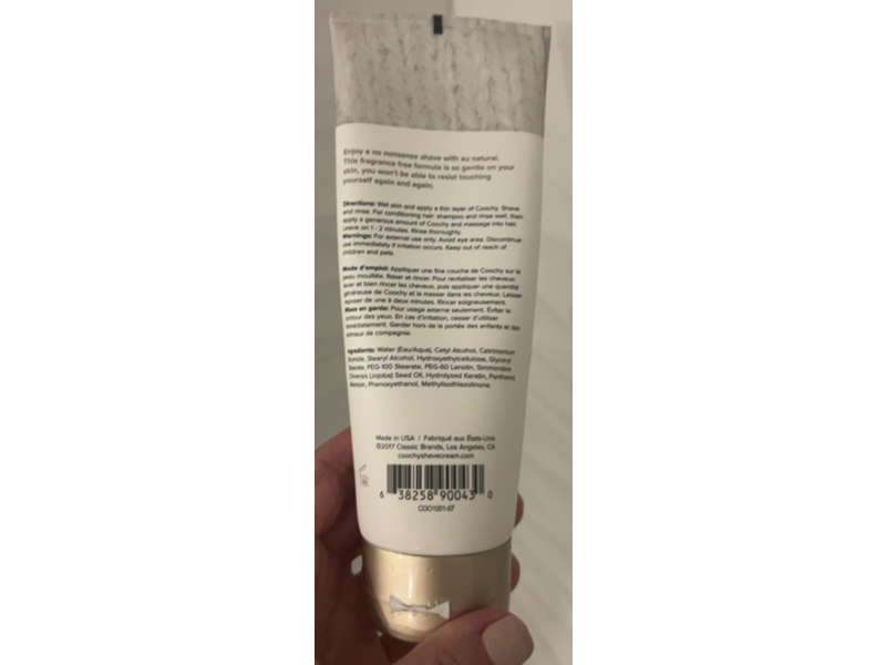 Coochy Oh So Smooth Shaving Cream, Au Natural, 7.2 fl oz/213 mL