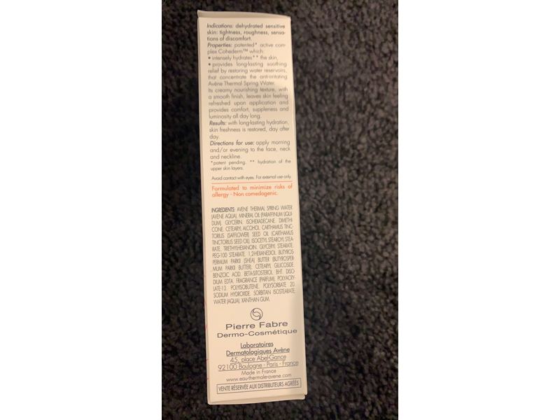 Avene Hydrance RICH Hydrating Cream, 1.3 fl oz/40 mL