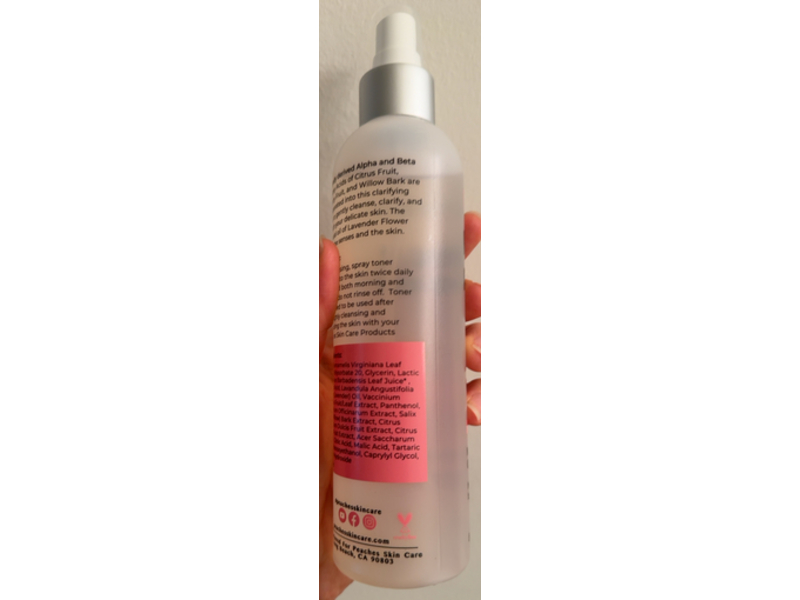 Peaches Skin Care Perfect Ph Toner, 8 fl oz/236 mL