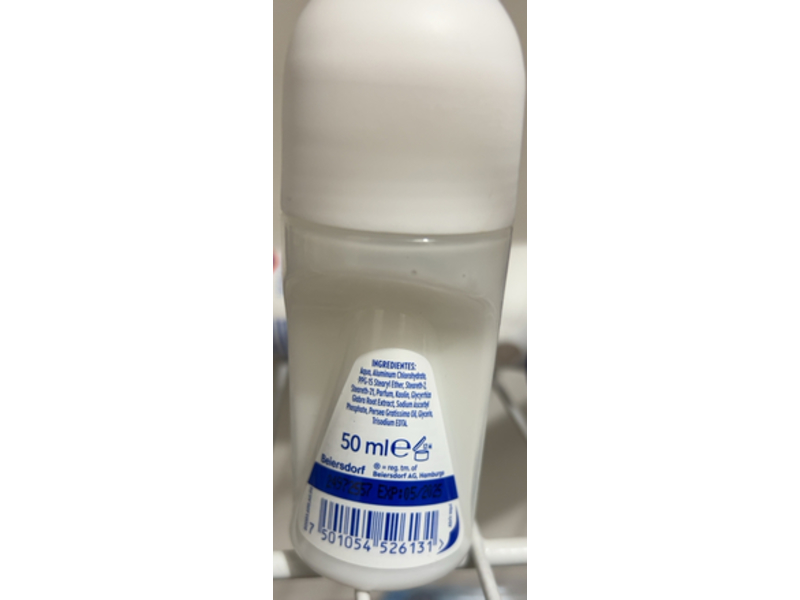 Nivea Roll-On Antitranspirante, Tono Natural, 50 mL