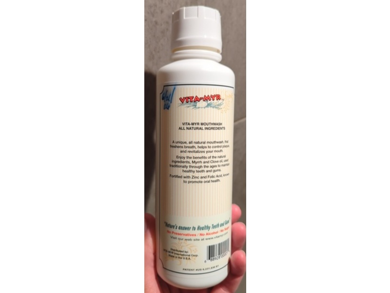 Vita-Myr Herbal Mouthwash, 16 fl oz/473 mL, Pack Of 2