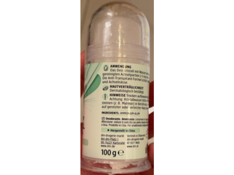 dm Balea Anti-Transpirant Deostick Kristall, 100 g