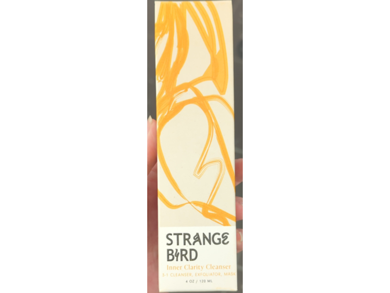 Strange Bird Natural Inner Clarity Cleanser + Mask + Exfoliator, 4 oz/120 mL