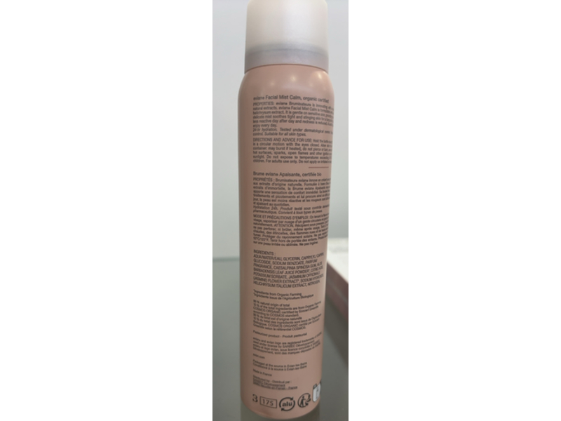 Evian Calm Facial Mist, 3.38 fl oz/100 mL