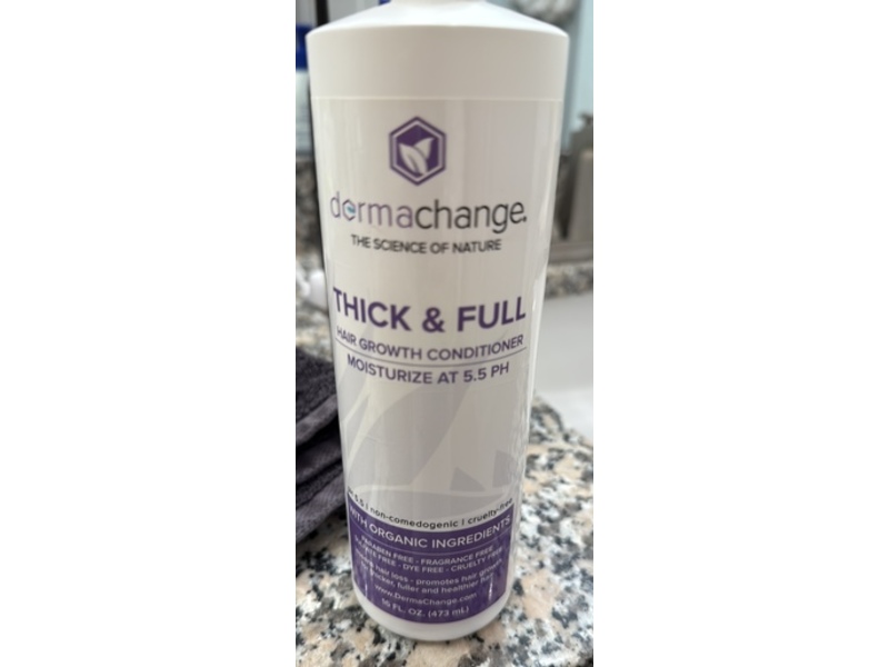 Dermachange Thick & Full Hair Growth Conditioner, 16 fl oz/473 mL