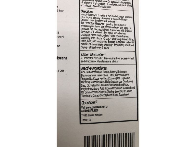 Blue Lizard Kids Mineral Sunscreen Stick , SPF 50+, 0.5 oz/14 g