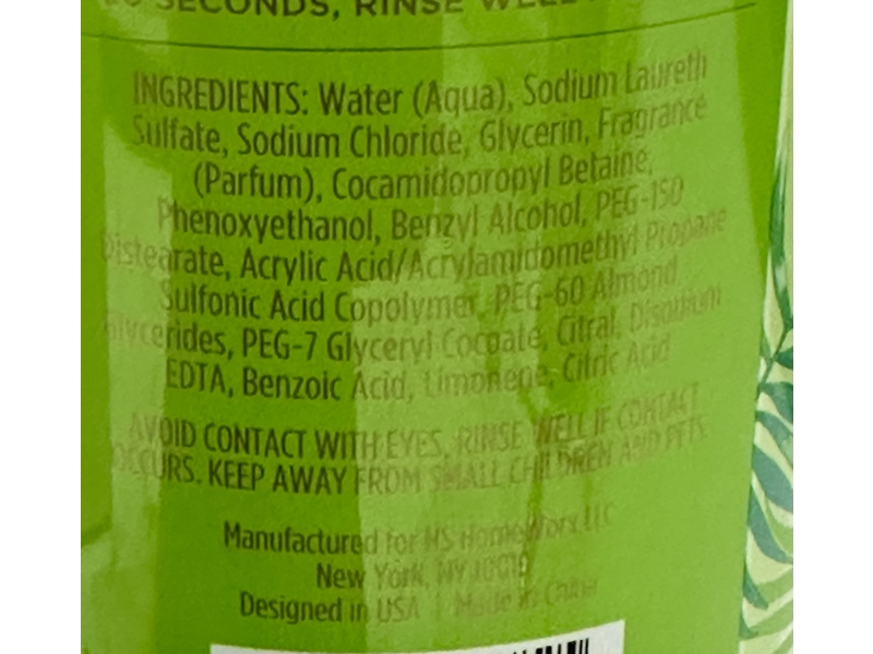 Slatkin+Co. Homeworx Gel Hand Soap, Strawberry Kiwi Lemonade, 22 fl oz/650 mL