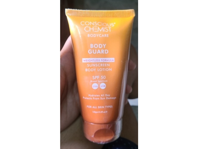 Conscious Chemist Sunscreen Body Lotion, SPF 50, 5.2 fl oz/150 g