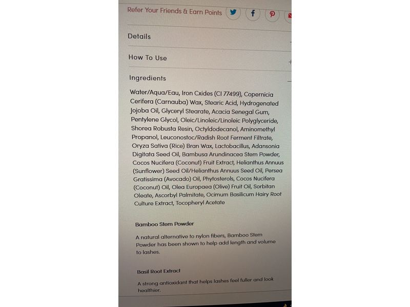 Jane Iredale Beyond Lash Volumizing Mascara, Black