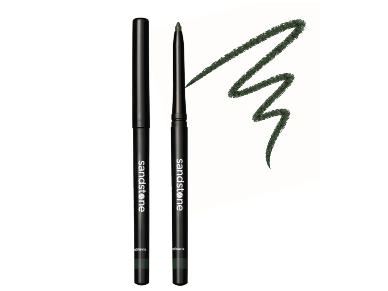 Sandstone Scandinavia Waterproof Matte Eyeliner, Green, 0.012 oz/0.35 g
