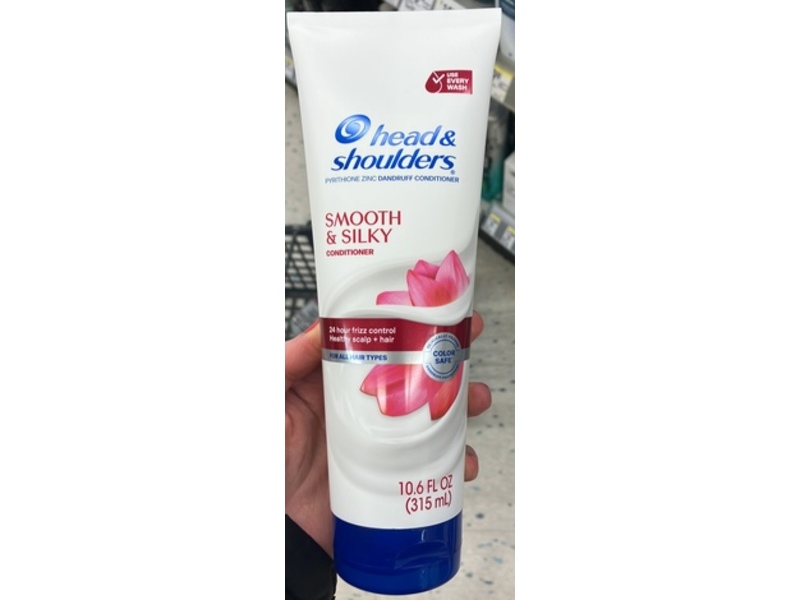 Head & Shoulders Dandruff Conditioner, Smooth & Silky, 10.6 fl oz/315 mL