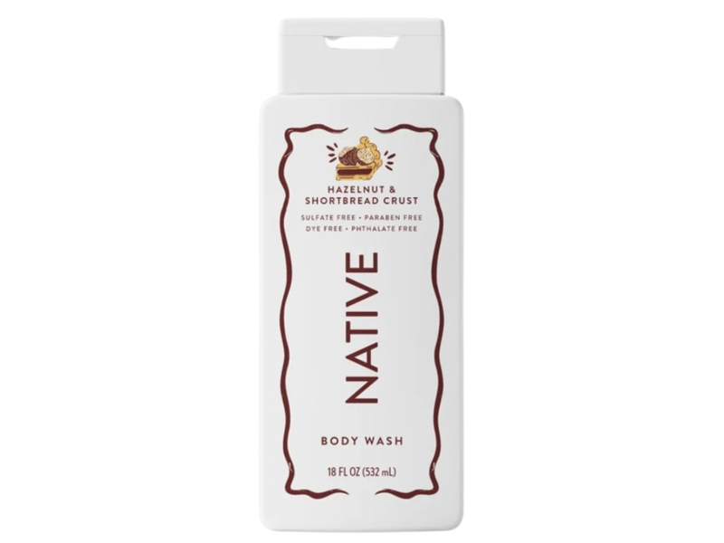 Native Body Wash, Hazelnut & Shortbread Crust, 18 fl oz/532 mL