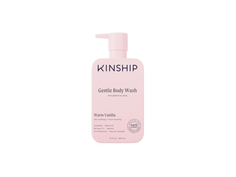 Kinship Gentle Body Wash, Warm Vanilla, 13 fl oz/400 mL