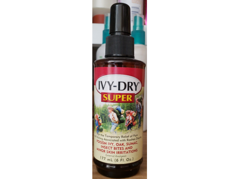 Ivy-Dry Super Temporary Relief of Pain & Itching, 6 fl oz/177 mL