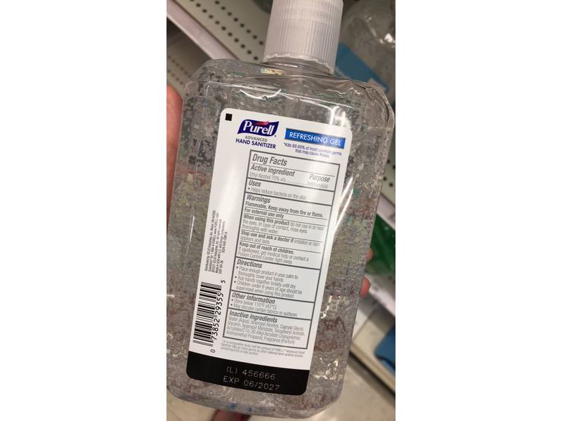Purell Advanced Hand Sanitizer Gel, 24 fl oz/708 mL
