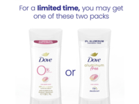 Dove Aluminum Free Deodorant, Rose Petals, 2.6 oz/74 g - thumbnail 3