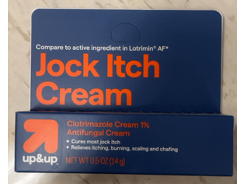 Up & Up Jock Itch Antifungal Cream, Clotrimazole, 0.5 oz/14 g