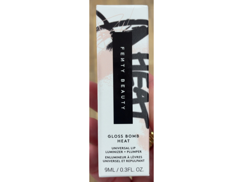 Fenty Beauty Gloss Bomb Heat Universal Lip Luminizer + Plumper, Lavender Savage, 0.3 fl oz/9 mL
