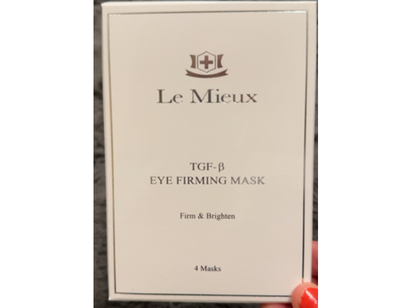 Le Mieux TGF-B Eye Firming Mask, 4 Count