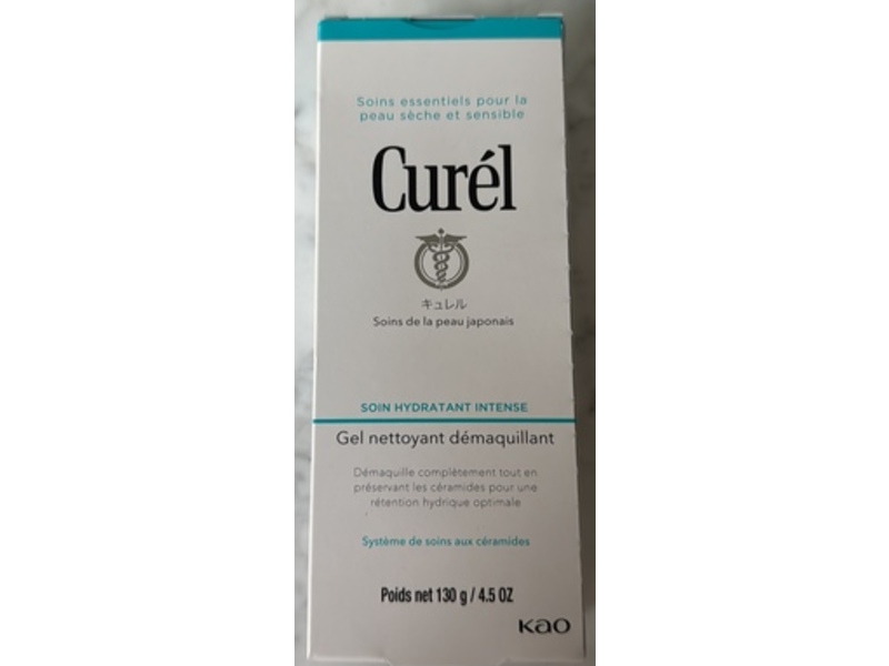 Curel Makeup Cleansing Gel, 4.5 oz/130 g