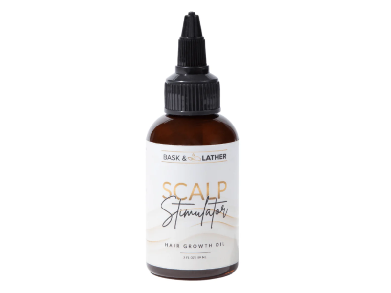 Bask & Lather Scalp Stimulator Hair Growth Oil, 2 fl oz/59 m