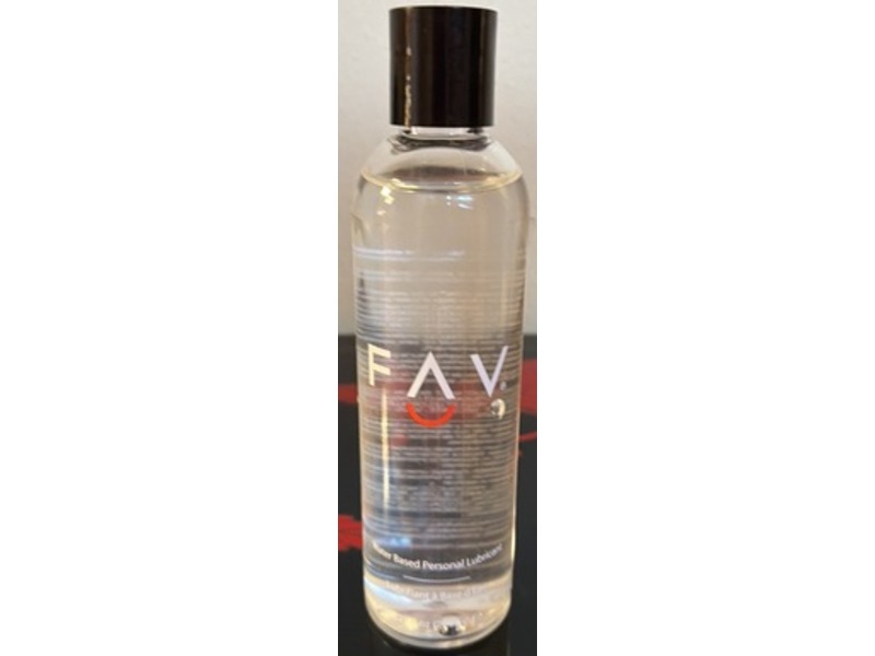 FAV Water Based Personal Lubricant, 8.25 fl oz/244 mL