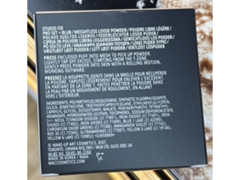 M.A.C Cosmetics Studio Fix Pro Set + Blur Loose Powder, Light, 0.22 oz/6.5 g