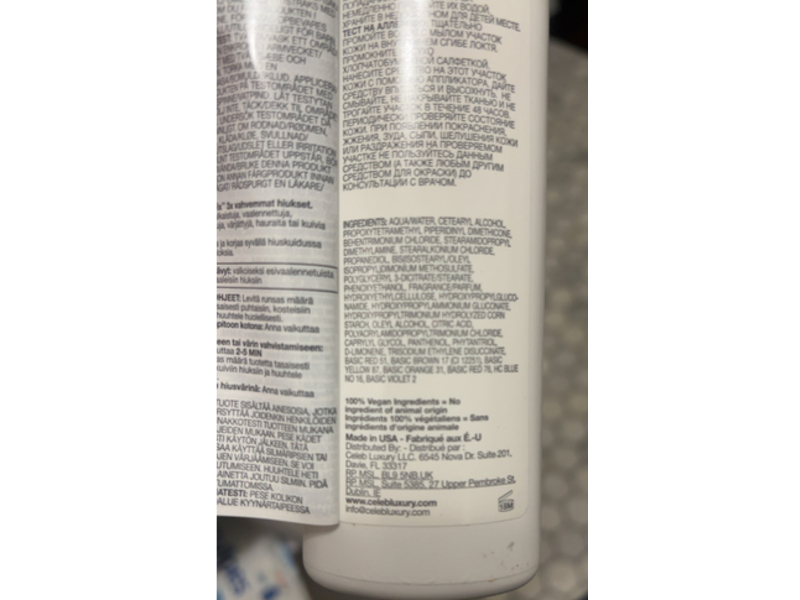 Celeb Luxury Viral Hybrid Color Colorconditioner Bondfix Conditioner, Lilac, 8.25 fl oz/244 mL