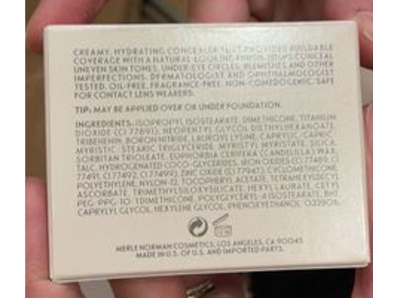 Merle Norman Creamy Concealer, Medium Light Warm, 0.12 oz/3 g