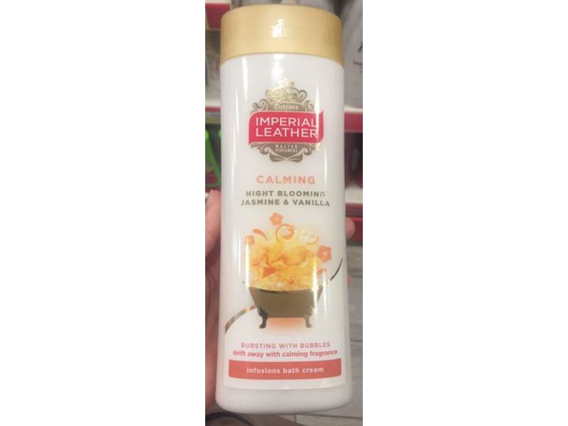 Imperial Leather Calming Night Blooming Bath Cream, Jasmine & Vanilla, 500 mL