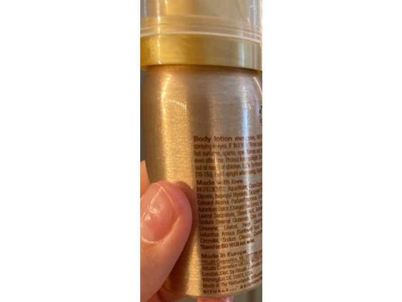 Rituals The Ritual of Mehr Body Lotion Mousse, 1 fl oz/30 mL