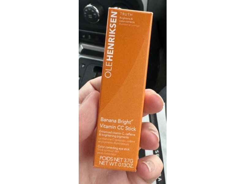 Olehenrisksen Banana Bright+ Vitamin CC Eye Stick, 0.13 oz/3.7 g
