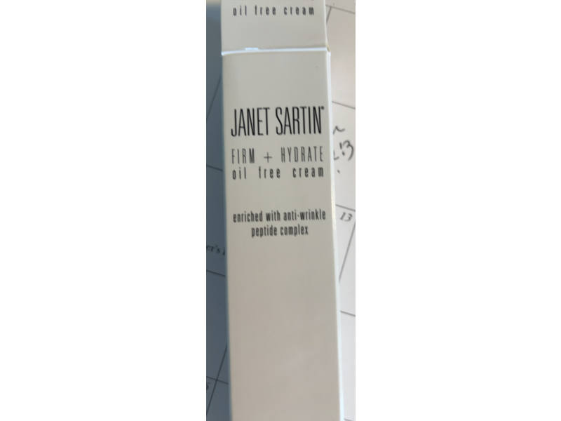 Janet Sartin Firm + Hydrate Cream, 1.7 fl oz/50 mL