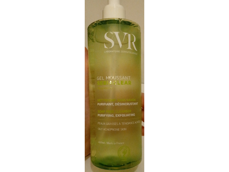 SVR Sebiaclear Gel Moussant, 13.5 fl oz/400 mL