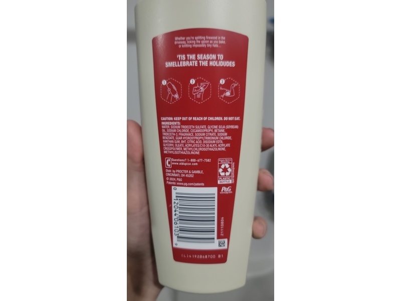 Old Spice Body Wash, Snickerdudel Sugar Cookie Scent, 16 fl oz/473 mL