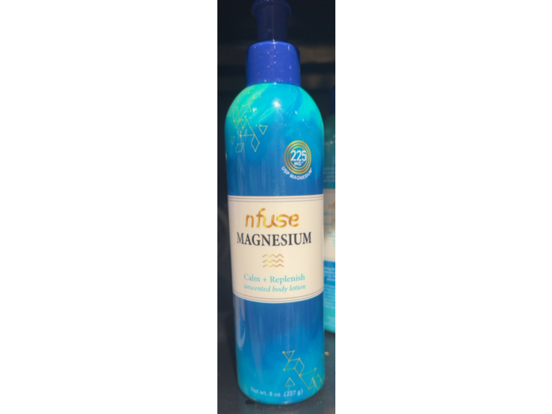 Nfuse Natural Magnesium Body Lotion, Unscented, 8 oz/227 g