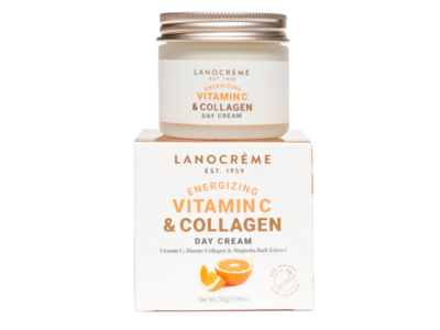 Lanocreme Energizing Vitamin C & Collagen Day Cream, 1.76 oz/50 g