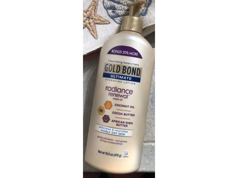 Gold Bond Ultimate Hydrating Lotion, Radiance Renewal, 16.8 oz/476 g