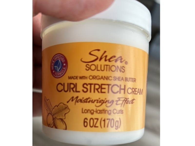 Delta Brands Shea Solutions Curl Stretch Cream, 6 oz/170 g, Pack Of 2