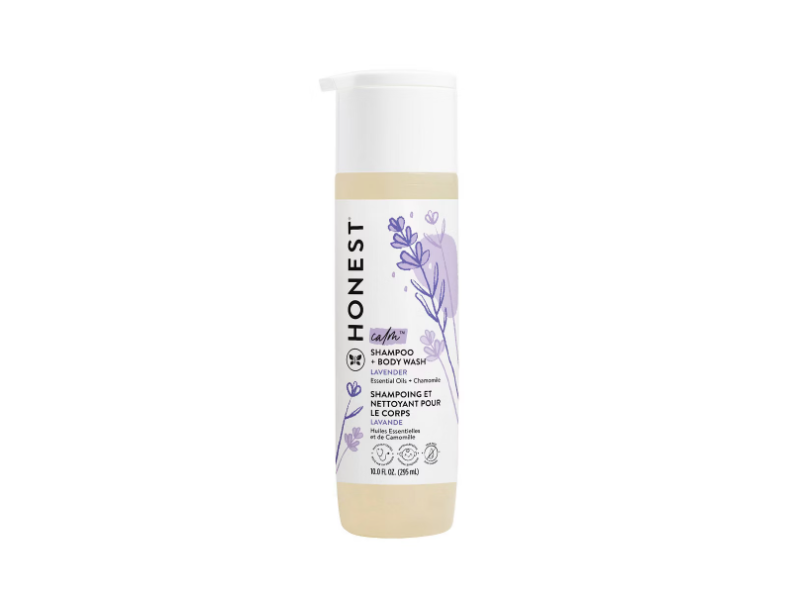 Honest Calm Shampoo + Body Wash, Lavender, 10 fl oz/295 mL