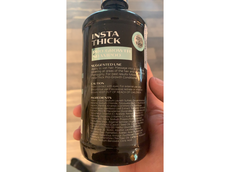 Labmedix Insta Thick Pro Growth Shampoo, Castor Oil + Biotin & Caffeine, 16 fl oz/480 mL