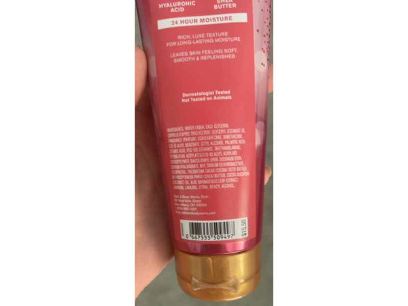Bath & Body Works Body Cream, Champagne Toast, 8 oz/226 mL