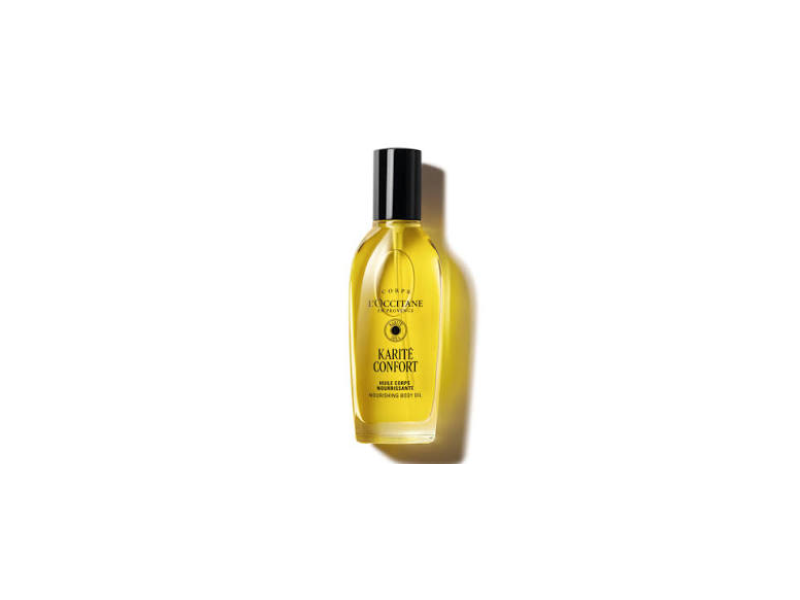 L'Occitane En Provence Karité Confort Nourishing Body Oil, Shea, 3.3 fl oz/100 mL